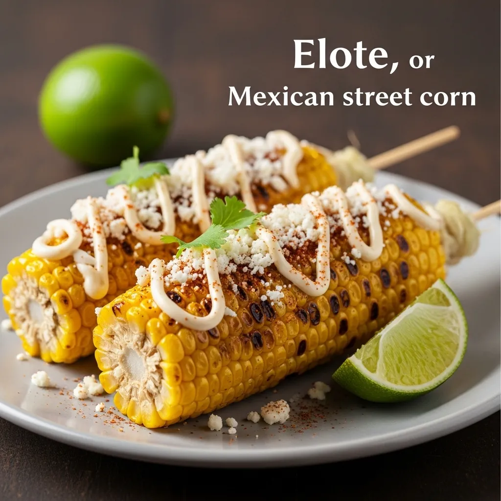 Elote, or Mexican street corn