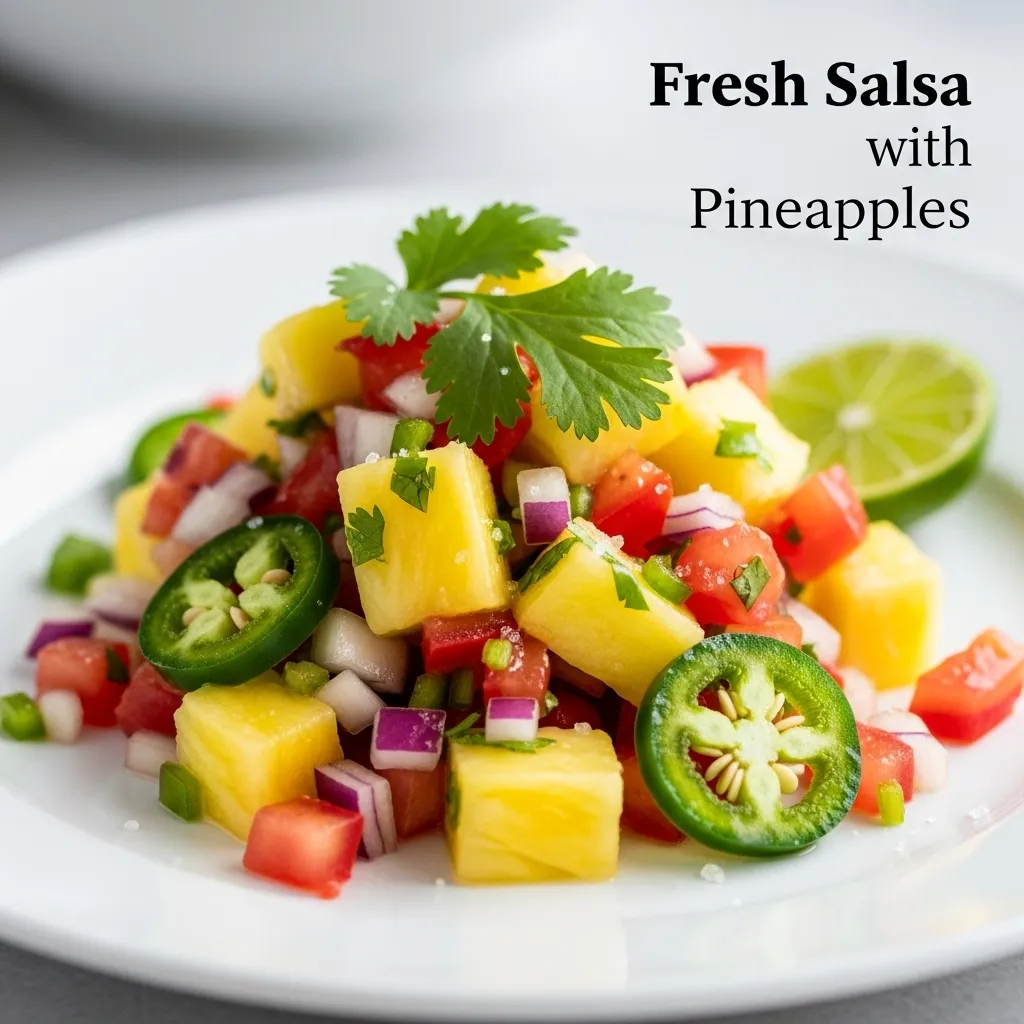 Fresh Salsa with Pineapples