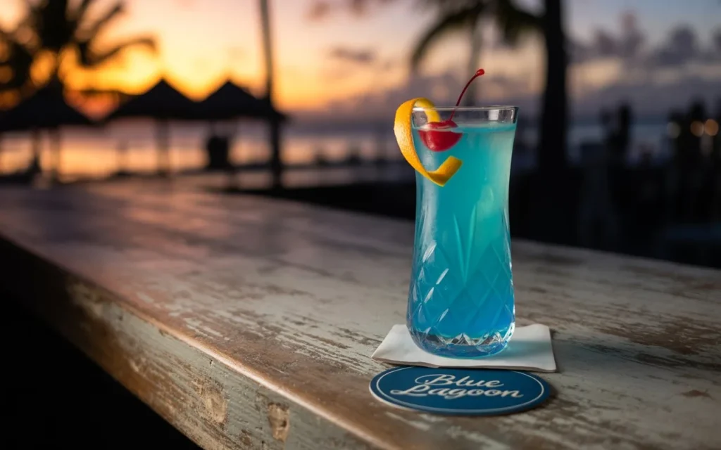 Blue Lagoon Cocktail🌊🍸💙