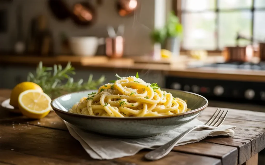 Lemon Garlic Pasta