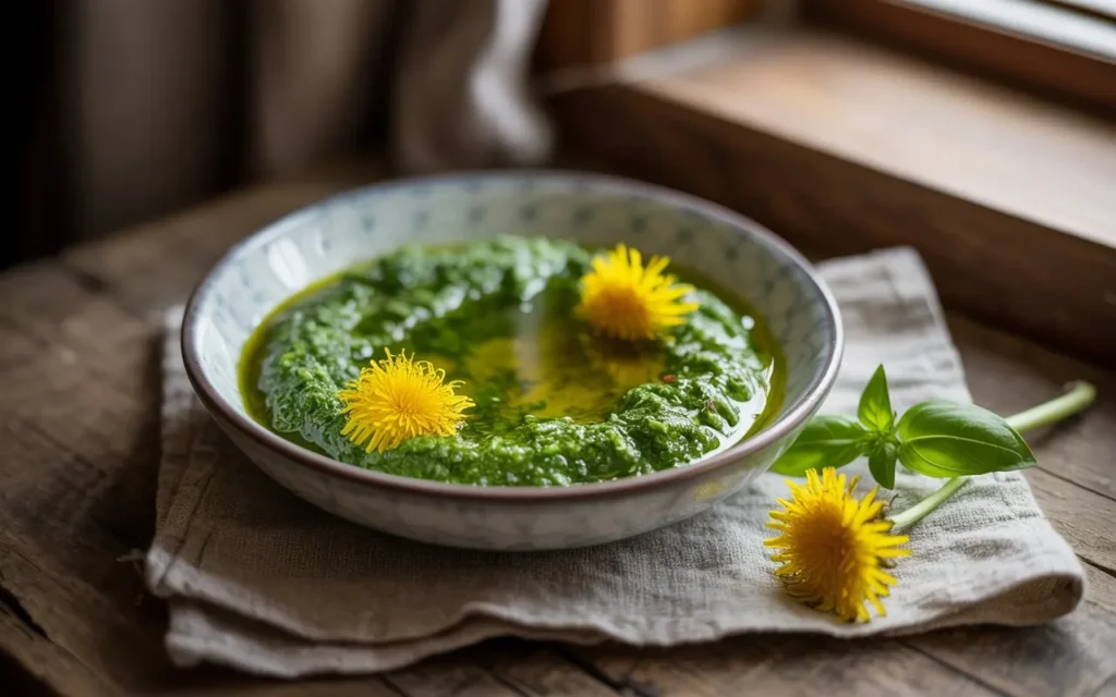 Dandelion Pesto