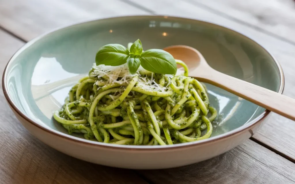 Zucchini Noodles with Pesto