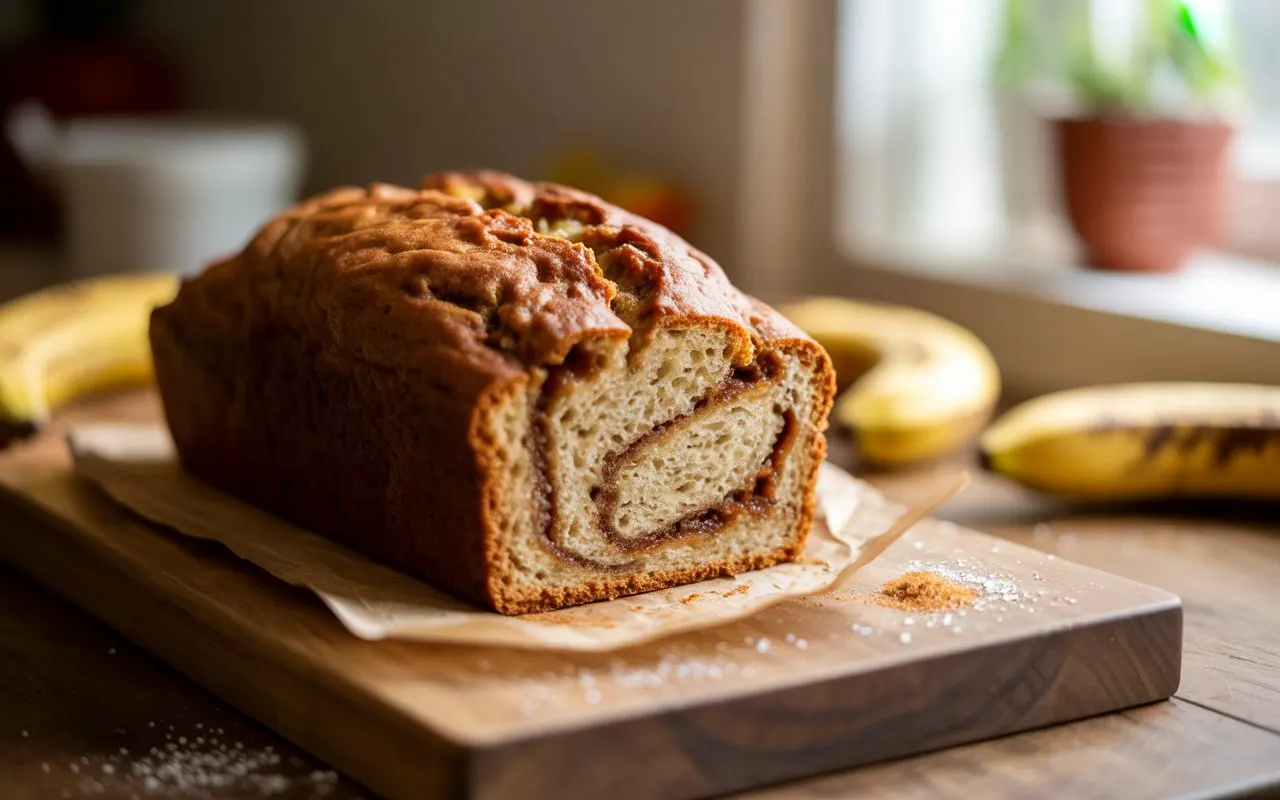 Cinnamon Swirl Banana Bread