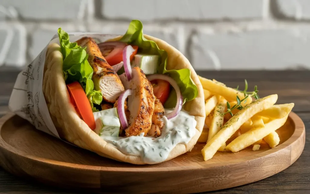 Greek Chicken Gyros