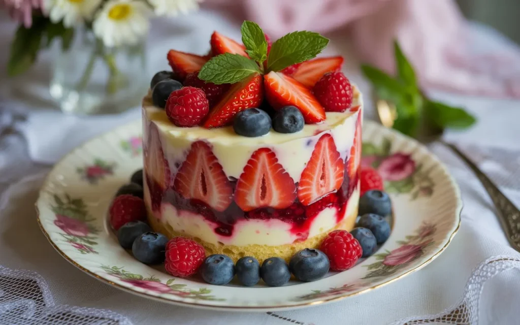 Berry Trifle Dessert🍓🍰✨