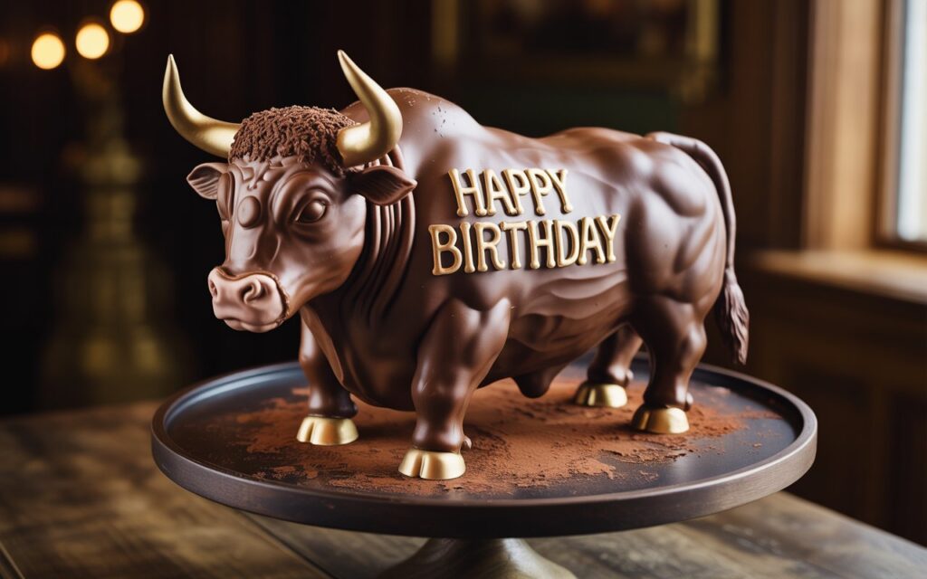 Bull-Themed Cake