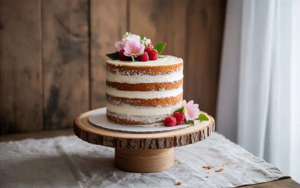 Minimalist Naked Cake