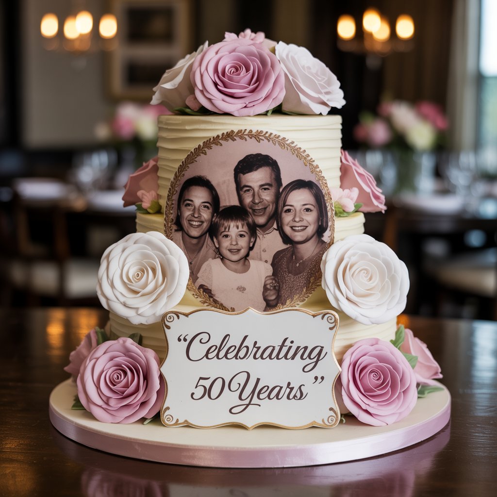 Photo Memory Cake