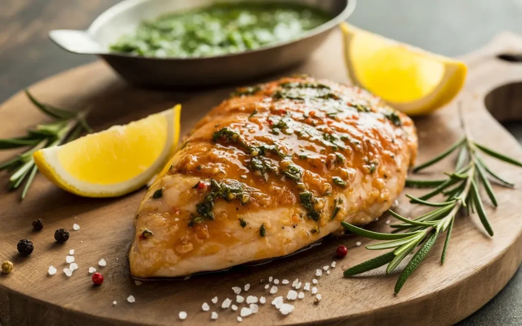 Grilled Chicken with Lemon-Herb Marinade