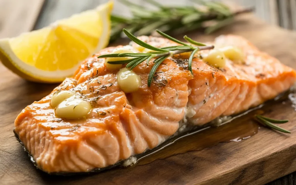Lemon Garlic Butter Salmon🍋🐟