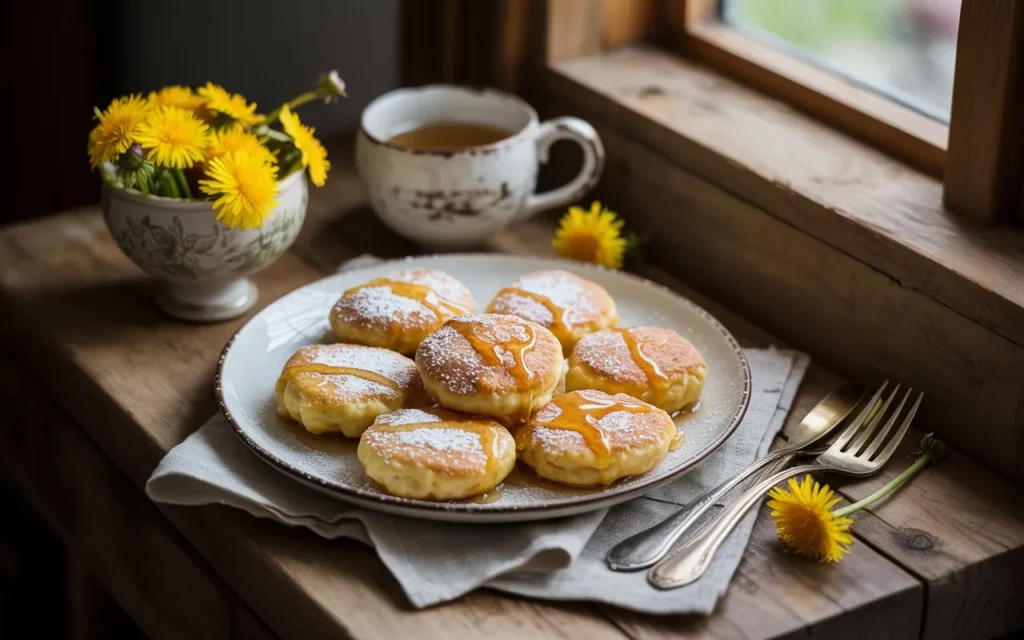 Dandelion Fritters
