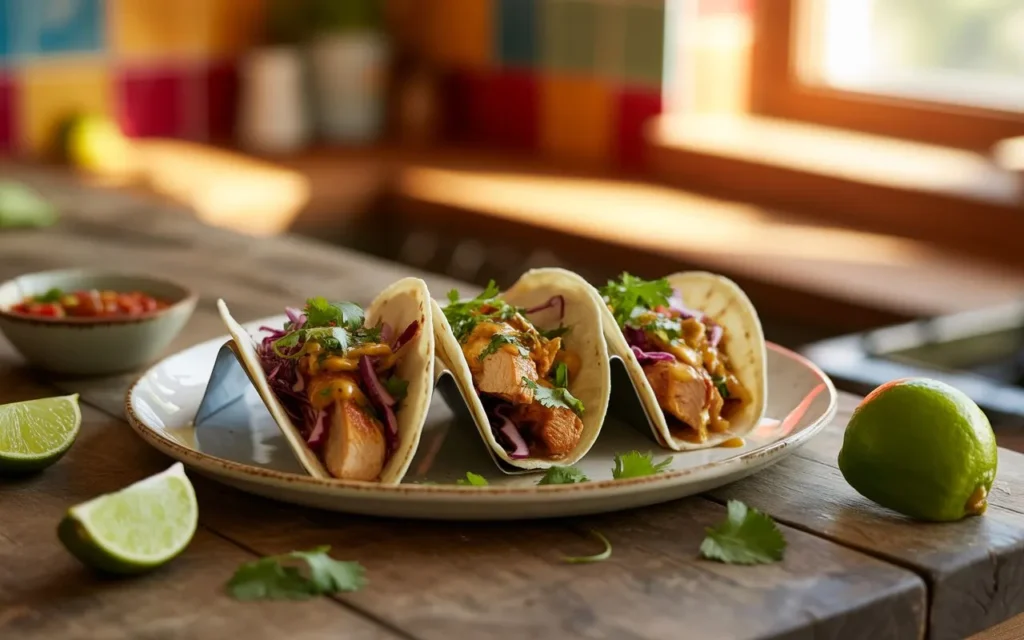Honey Lime Chicken Tacos