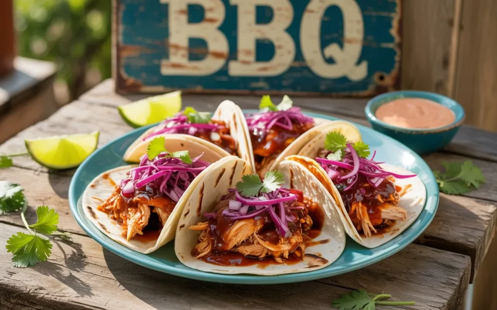 BBQ Chicken Tacos🍗🌮🔥