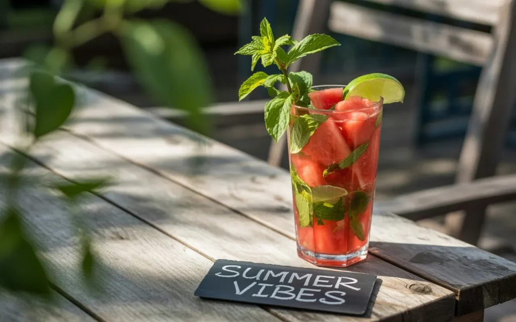 Watermelon Mojito🍉🍹🌿