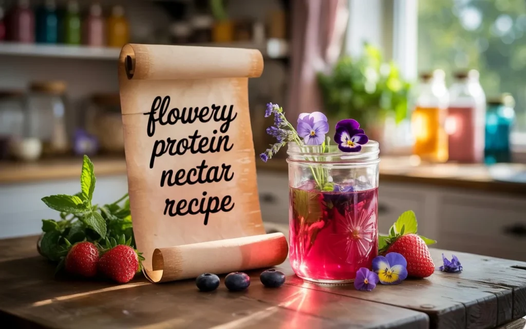 Flowery Protein Nectar Recipe