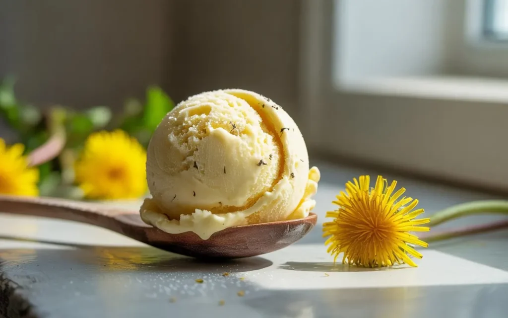 Dandelion Ice Cream