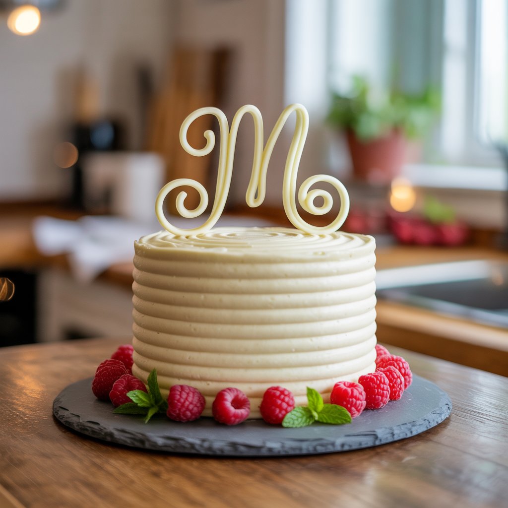 Letter or Initial Monogram Cake
