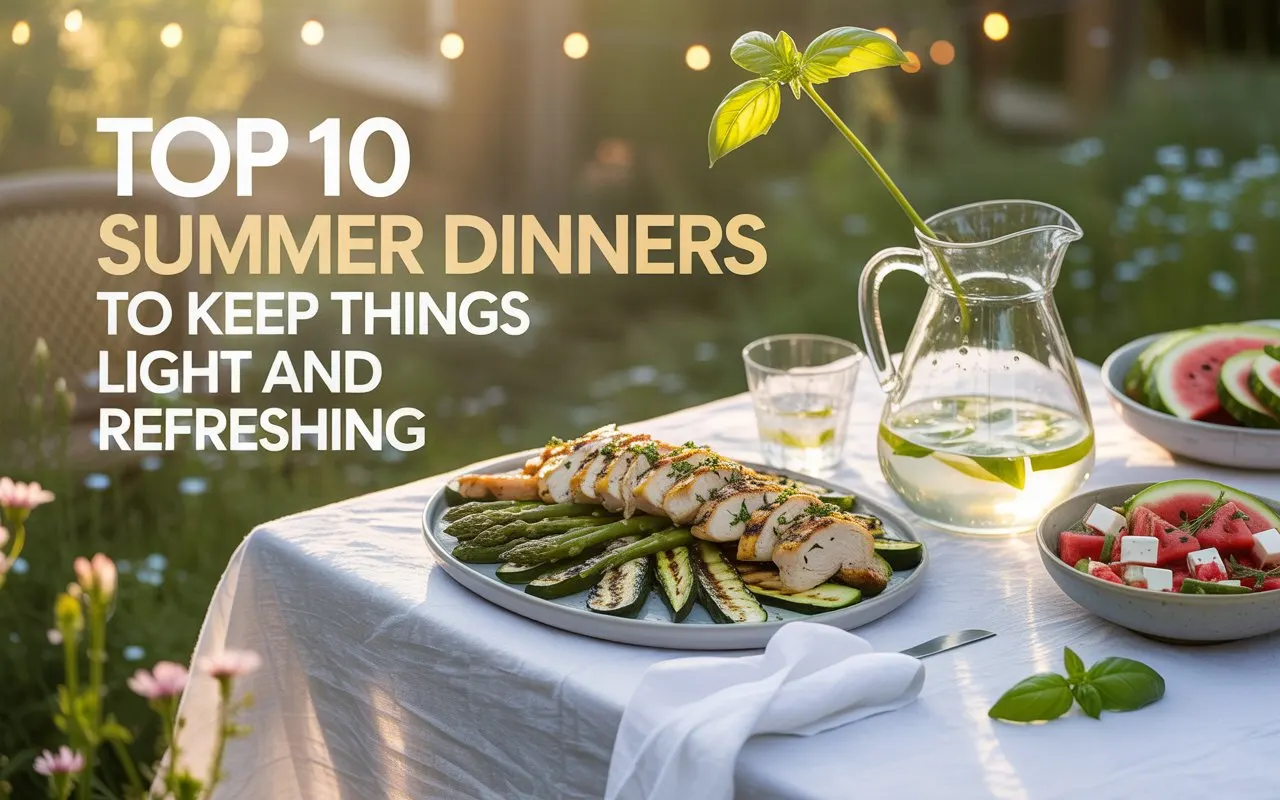 Top 10 Summer Dinners to Keep Things Light and Refreshing