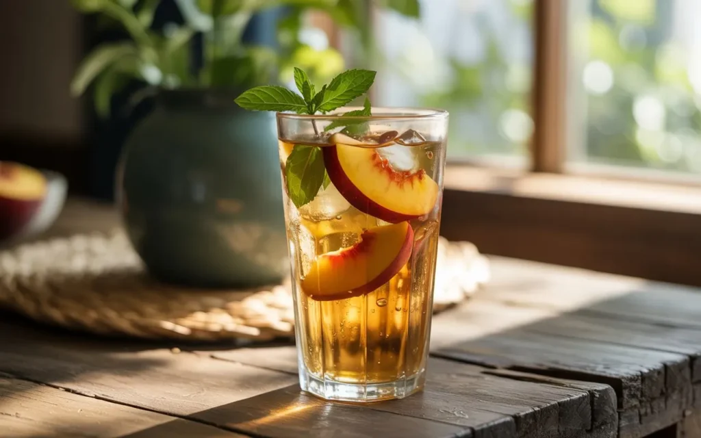 Iced Peach Tea