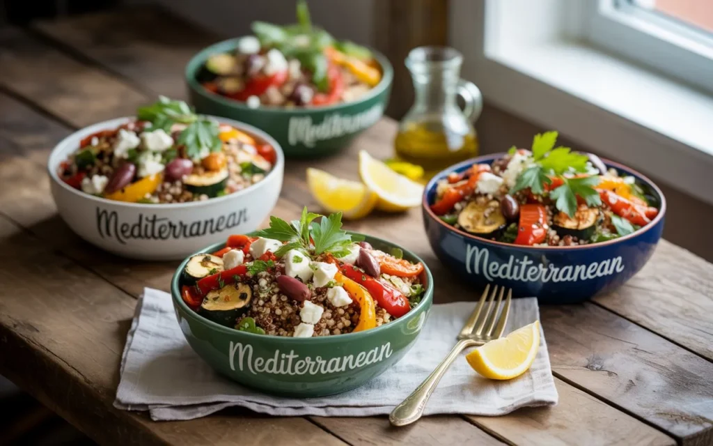 Mediterranean Grain Bowls