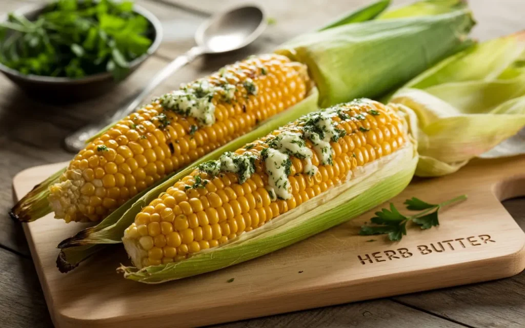 Herb Butter Grilled Corn