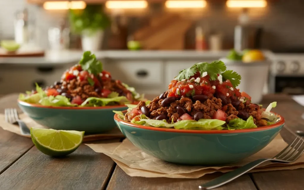 Taco Bowls with Fresh Salsa