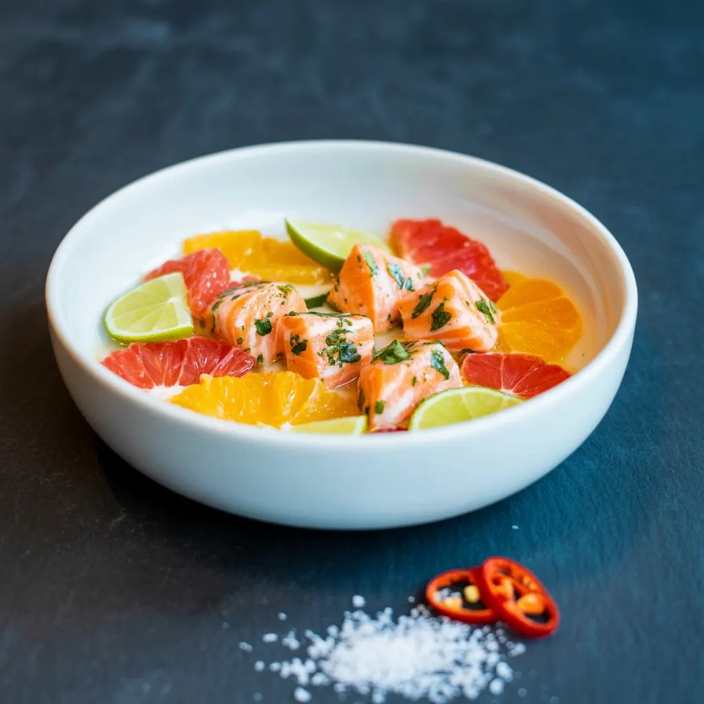 Citrus Salmon Ceviche 🍣🍊