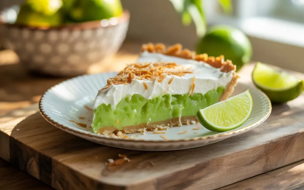 No-Bake Coconut Lime Pie