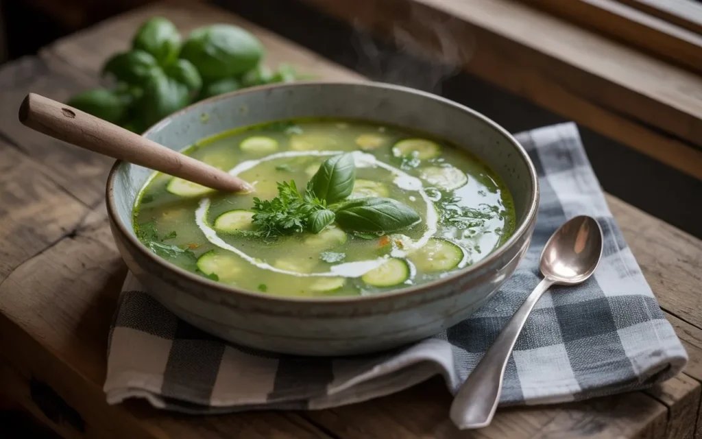 Zucchini & Herb Garden Soup