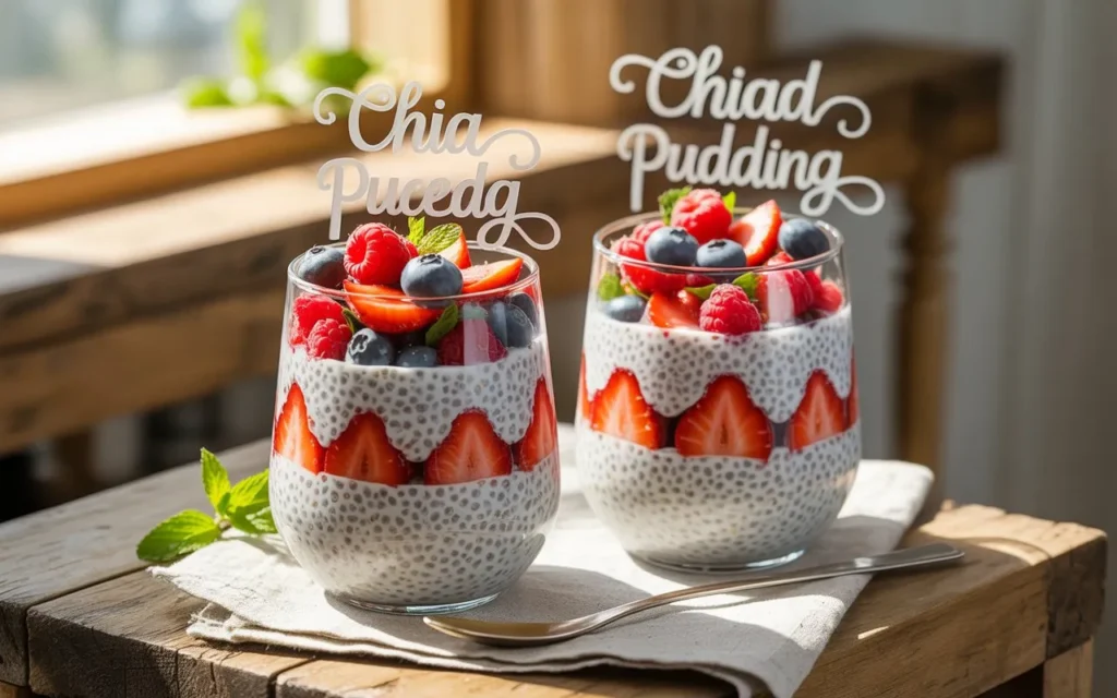 Chia Seed Pudding Parfaits