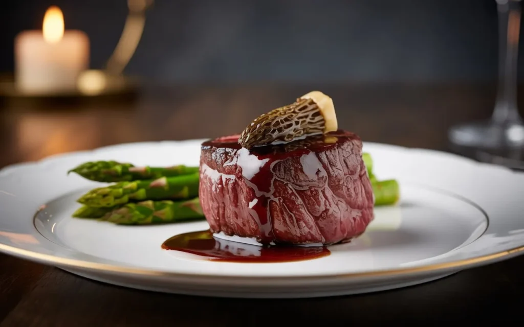 Filet Mignon with Morel Sauce (Luxurious Entrée)