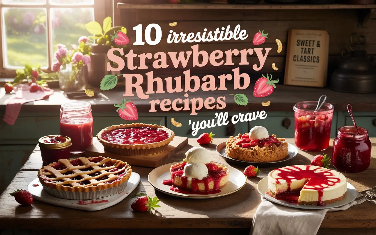 10 Irresistible Strawberry Rhubarb Recipes You’ll Crave
