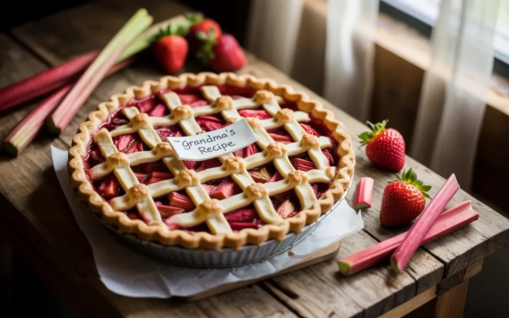 Classic Strawberry Rhubarb Pie