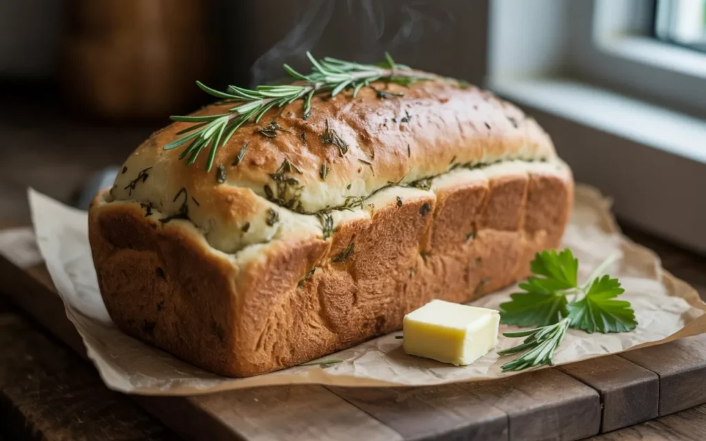 Garlic-Herb Vegan Bread