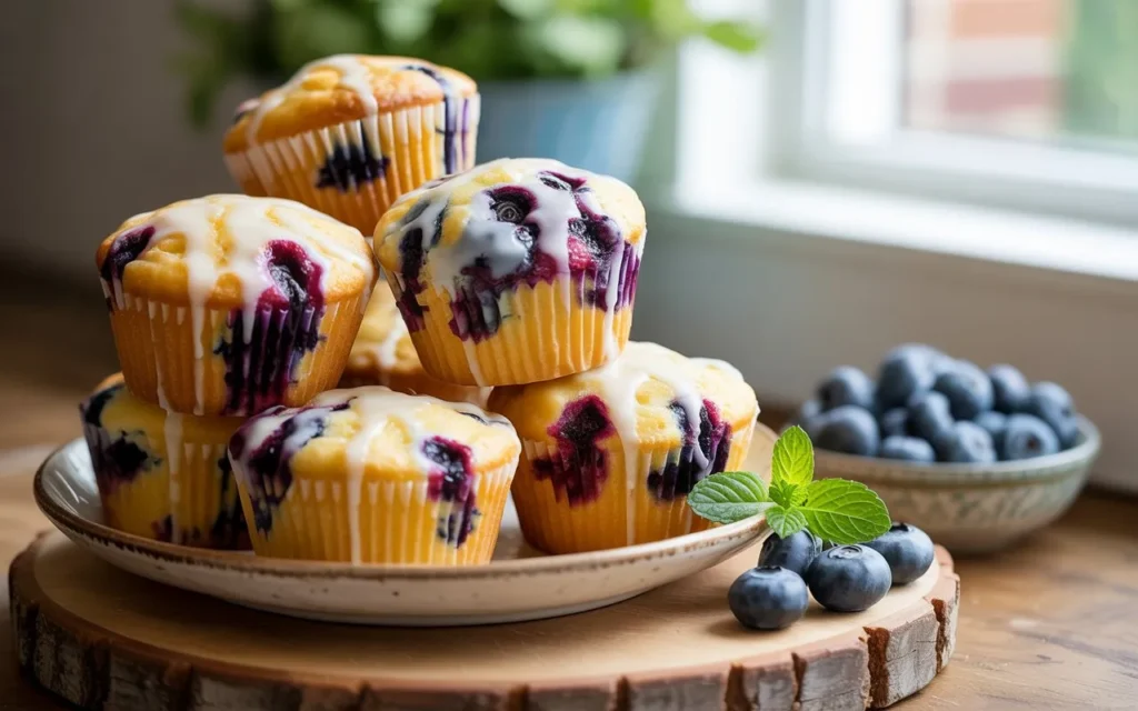 Lemon Blueberry Glazed