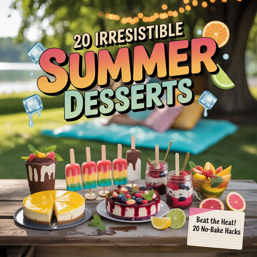 20 Irresistible Summer Desserts (No Oven Needed!)