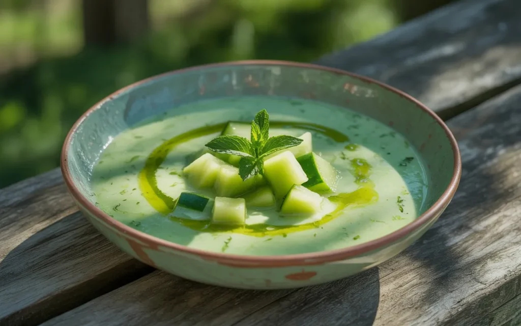 Cucumber-Melon Cooler Soup
