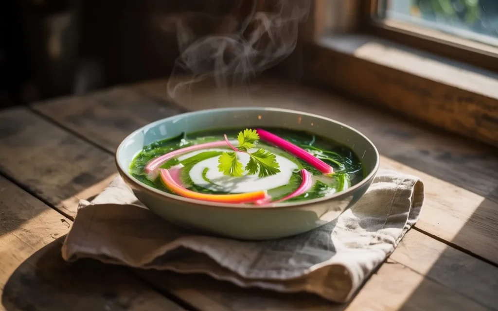 Rainbow Chard & Coconut Soup