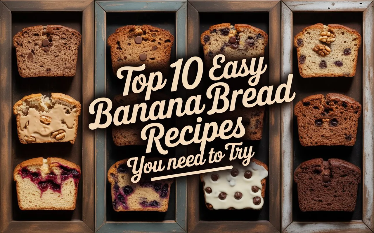 Top 10 Easy Banana Bread Recipes You Need to Try