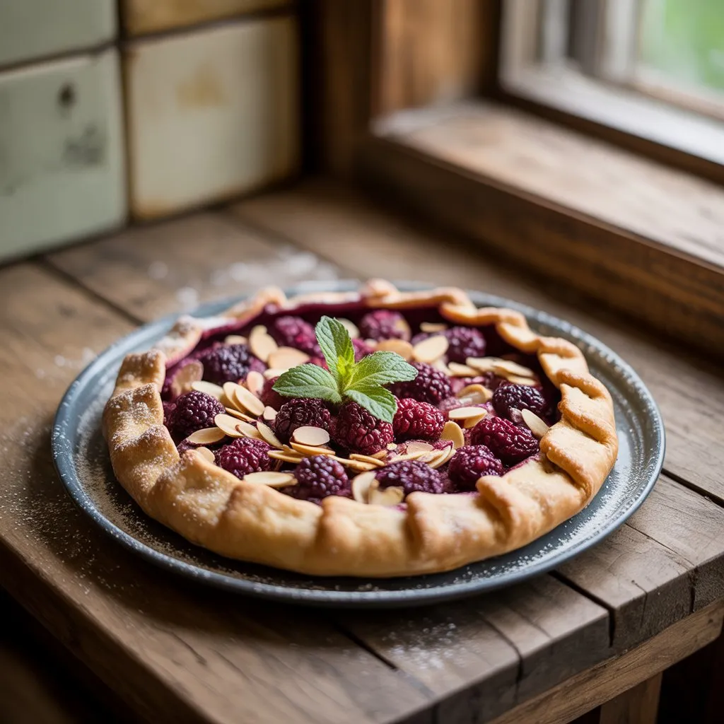 Mulberry & Almond Galette