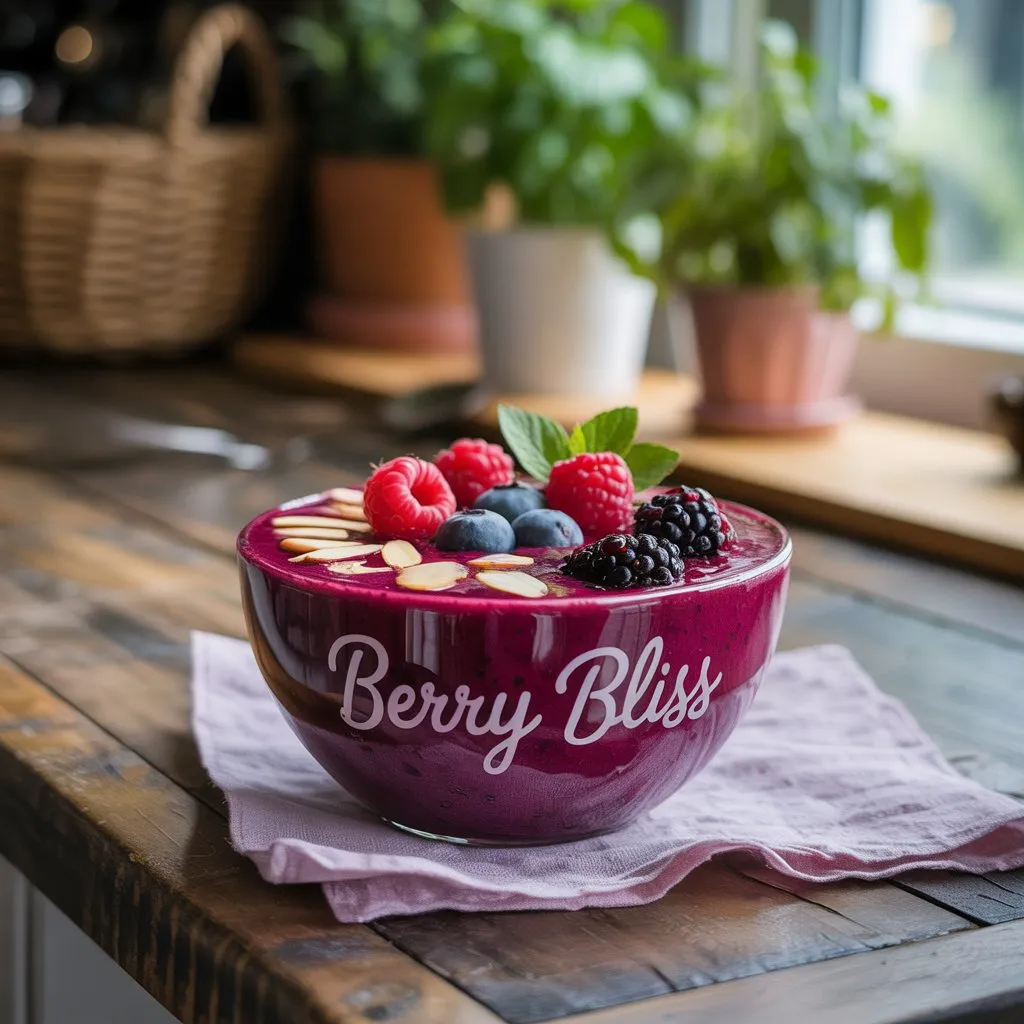 Mulberry Smoothie Bowl