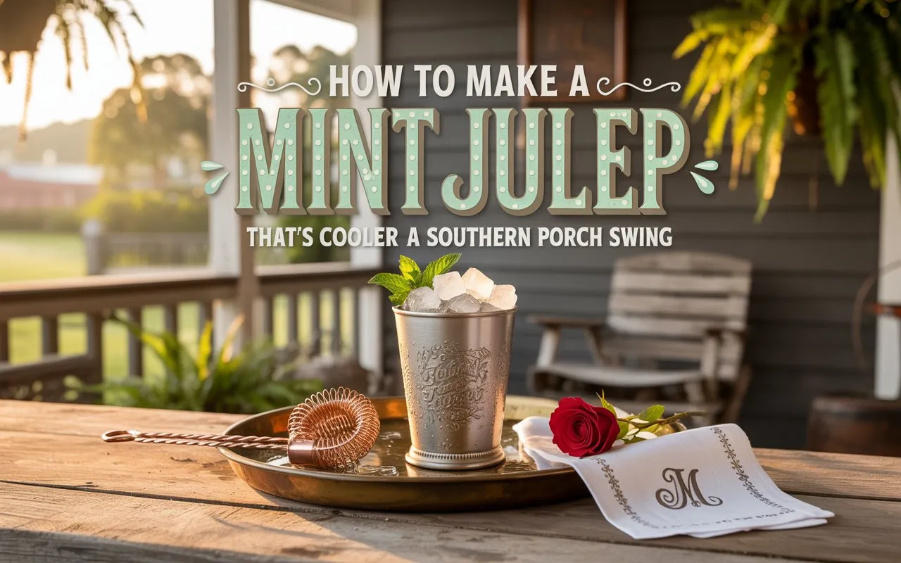 How to Make a Mint Julep That’s Cooler Than a Southern Porch Swing
