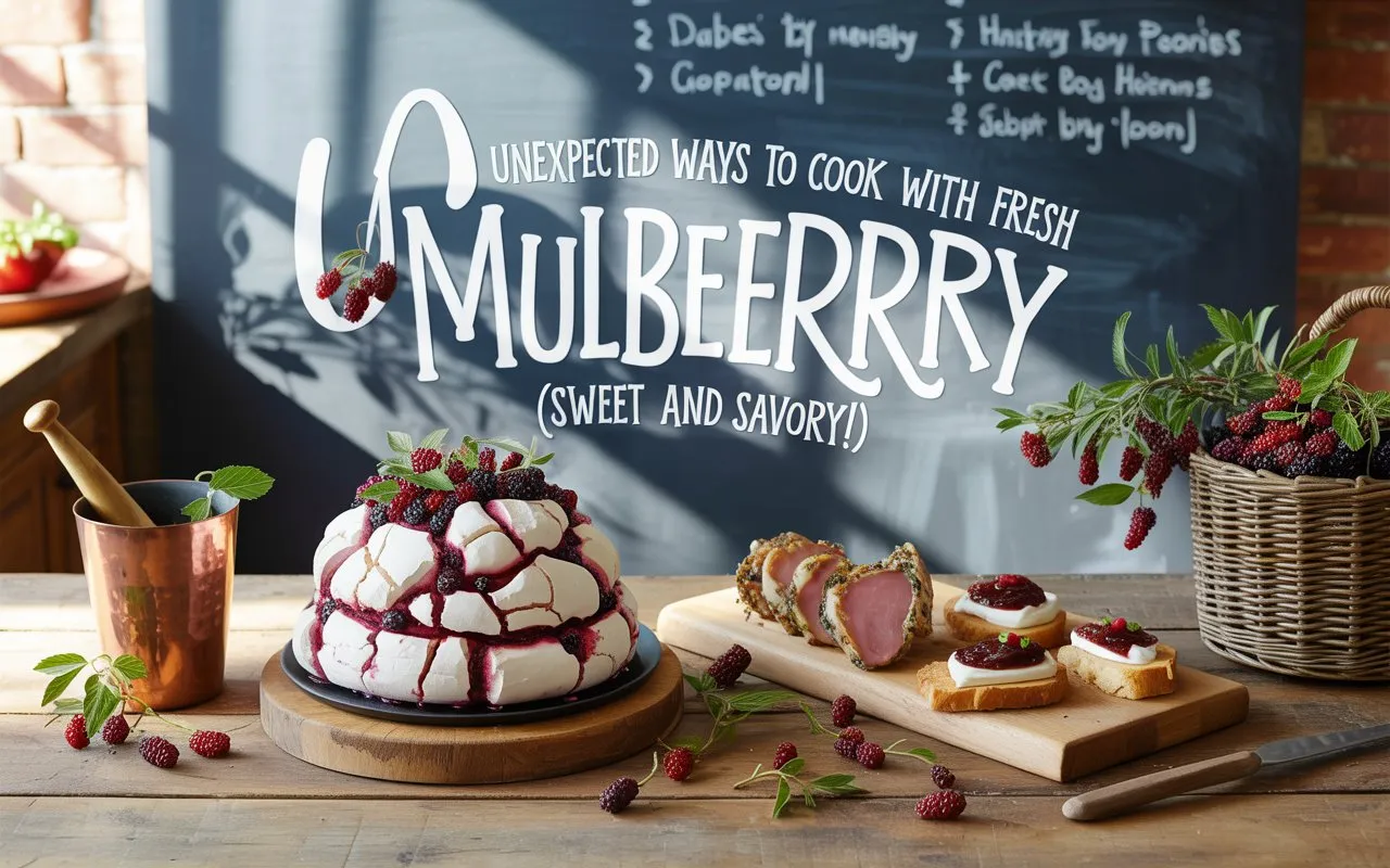 Unexpected Ways to Cook with Fresh Mulberries (Sweet and Savory!)