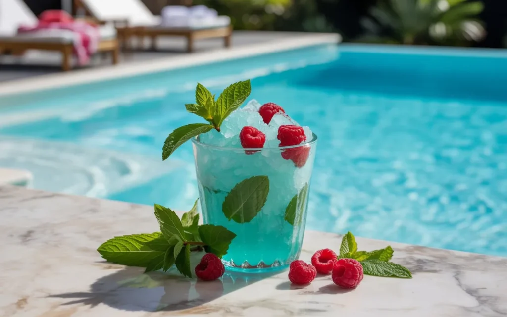 Poolside Perfection: The Frozen Julep Slushie