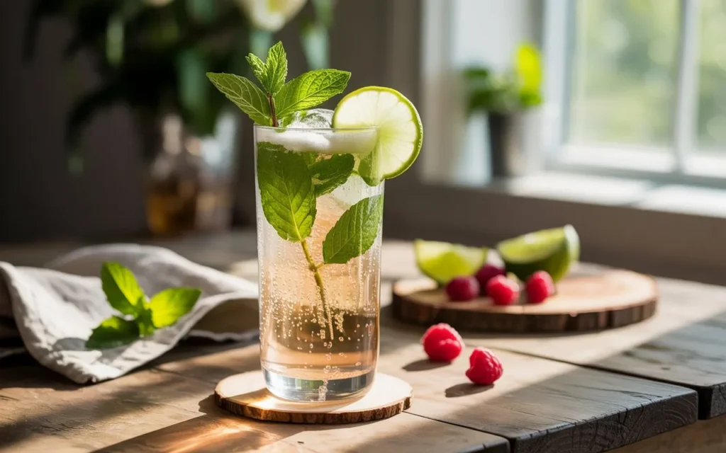 Lazy Day Sparkler: Bubbly Mint Julep Spritz