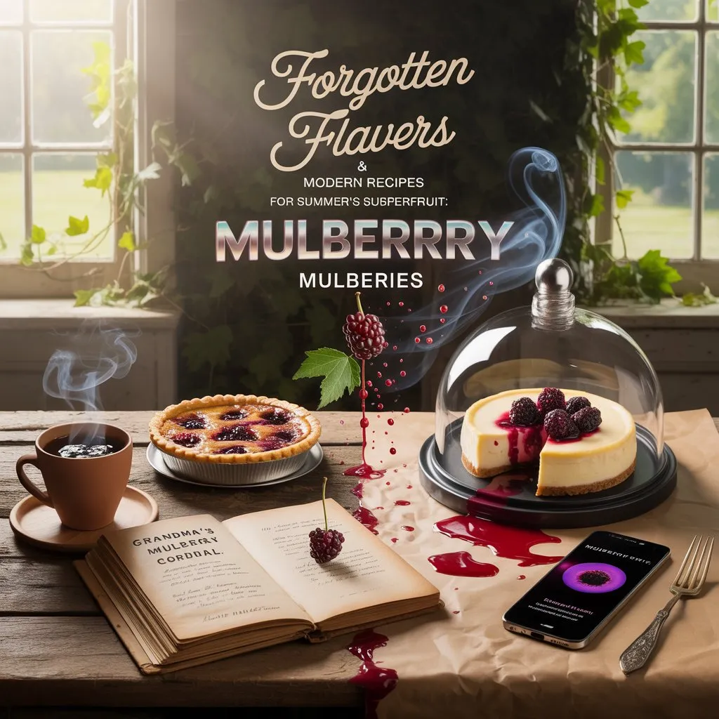 Forgotten Flavors & Modern Recipes for Summer’s Secret Superfruit: Mulberries
