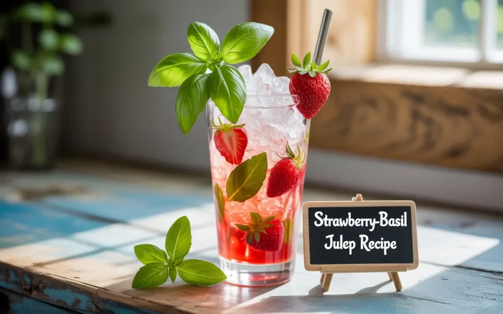 Strawberry-Basil Julep
