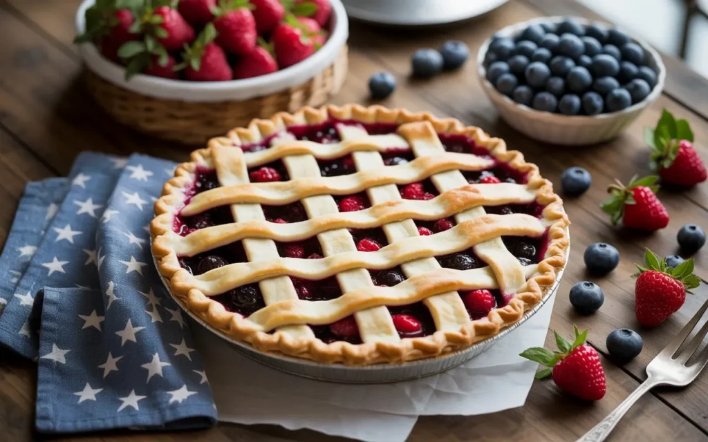 Star-Spangled Berry Pie