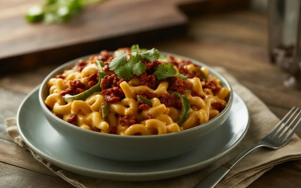 Spicy Chorizo & Poblano Mac