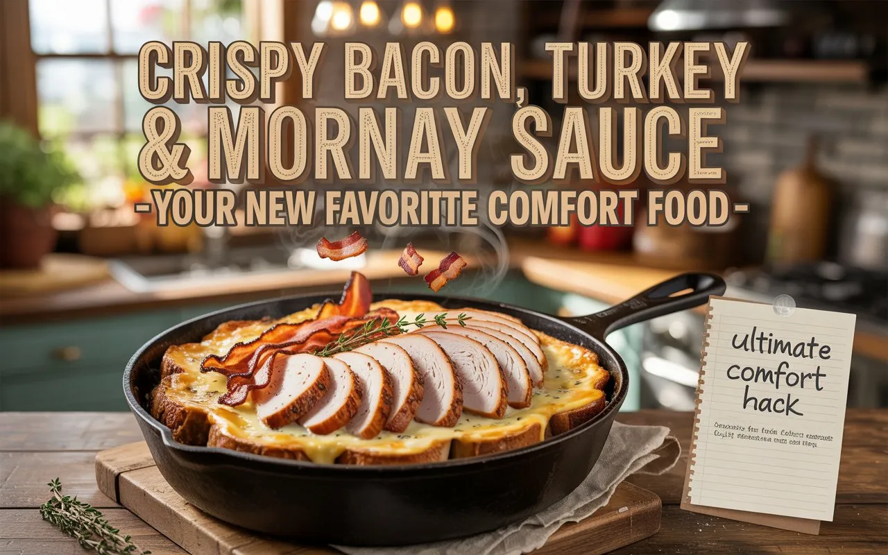 Crispy Bacon, Turkey and Mornay Sauce – Your New Favorite Comfort Food